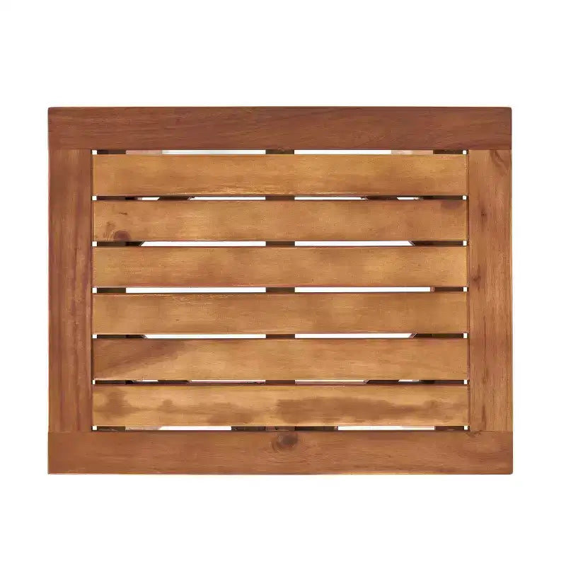 Christopher Knight Home Mahi Ensemble de conversation 3 pièces pour chaise longue d'extérieur en bois d'acacia