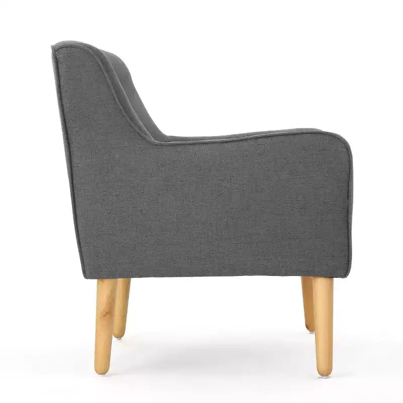 Christopher Knight Home Calix, fauteuil d'appoint rembourré capitonné, style moderne du milieu du siècle