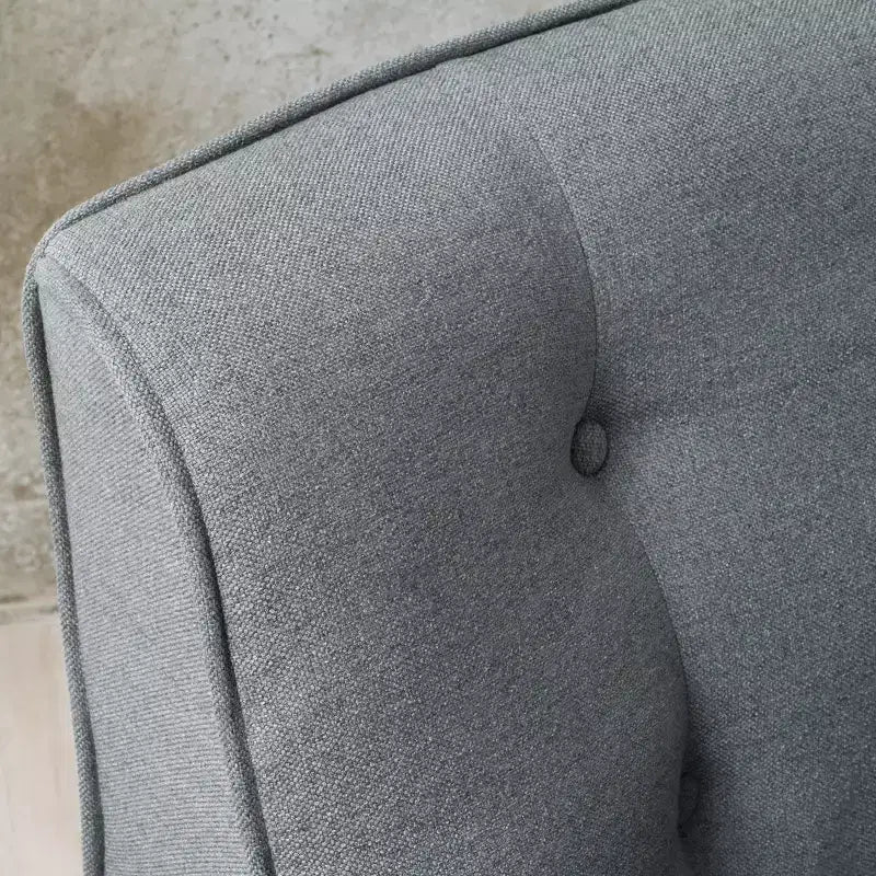 Christopher Knight Home Calix, fauteuil d'appoint rembourré capitonné, style moderne du milieu du siècle
