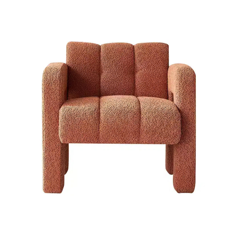 Fauteuil d'appoint rembourré en boucle large Vatros