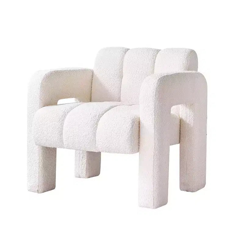 Fauteuil d'appoint rembourré en boucle large Vatros