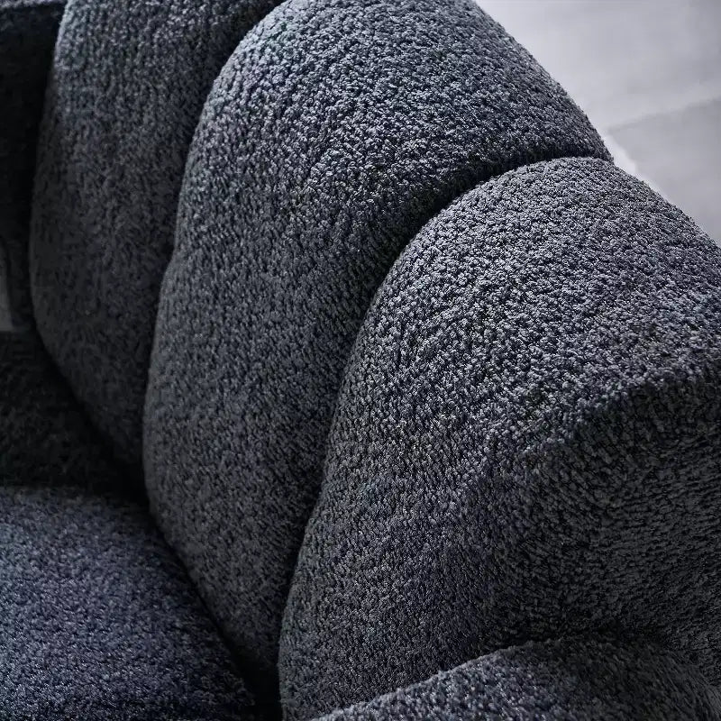 Fauteuil d'appoint rembourré en boucle large Vatros