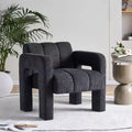 Fauteuil d'appoint rembourré en boucle large Vatros