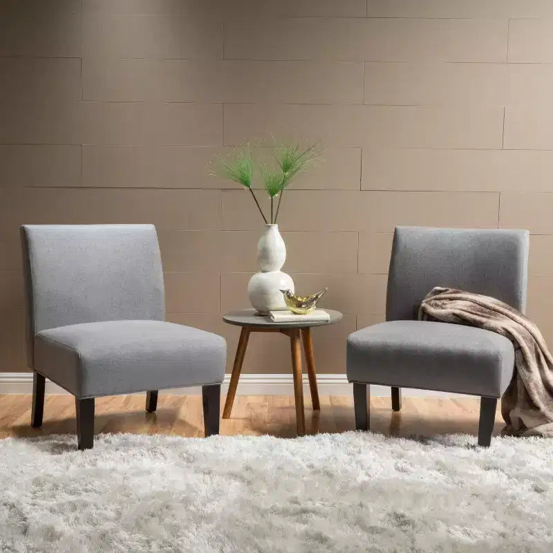 Christopher Knight Home Kassi Chaises d'Appoint Rembourrées Contemporaines (Lot de 2)