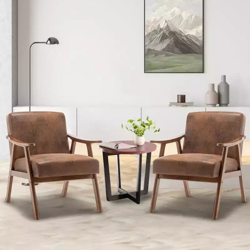Vatros Fauteuil d'appoint du milieu du siècle pour salon
