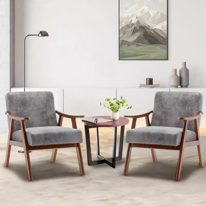 Vatros Fauteuil d'appoint du milieu du siècle pour salon