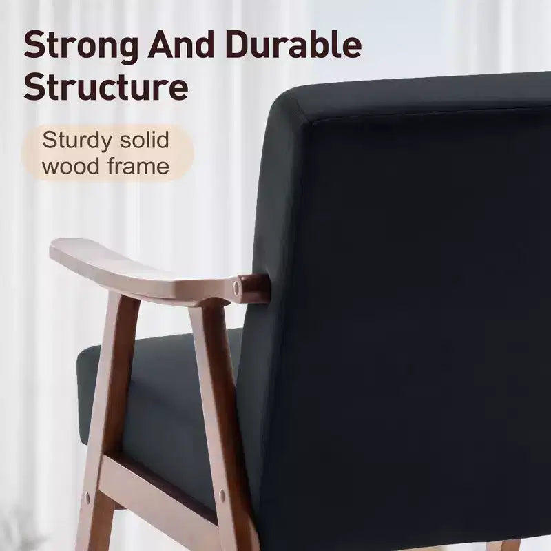 Vatros Fauteuil d'appoint du milieu du siècle pour salon