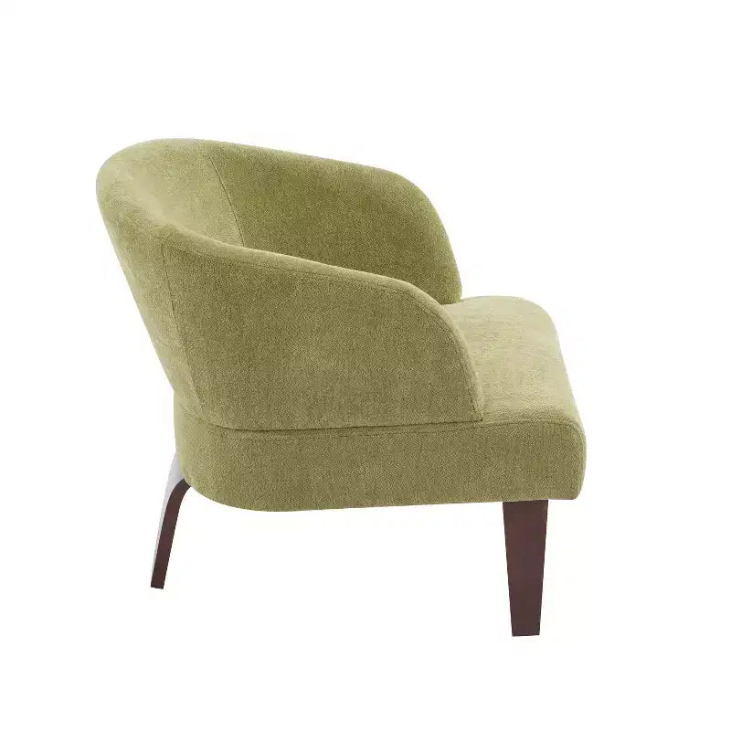 Christopher Knight Home Carla, fauteuil d'appoint rembourré de style moderne du milieu du siècle avec dossier incurvé (lot de 2)