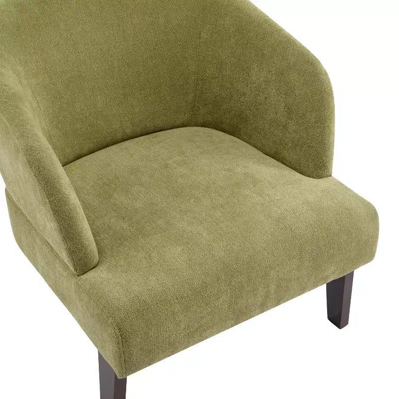 Christopher Knight Home Carla, fauteuil d'appoint rembourré de style moderne du milieu du siècle avec dossier incurvé (lot de 2)