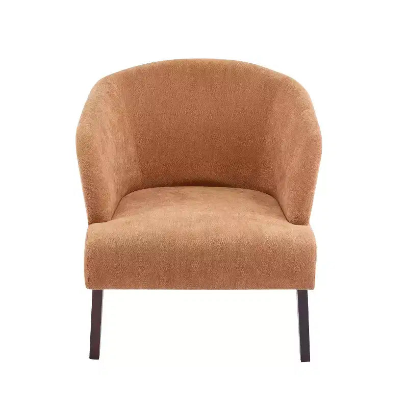 Christopher Knight Home Carla, fauteuil d'appoint rembourré de style moderne du milieu du siècle avec dossier incurvé (lot de 2)