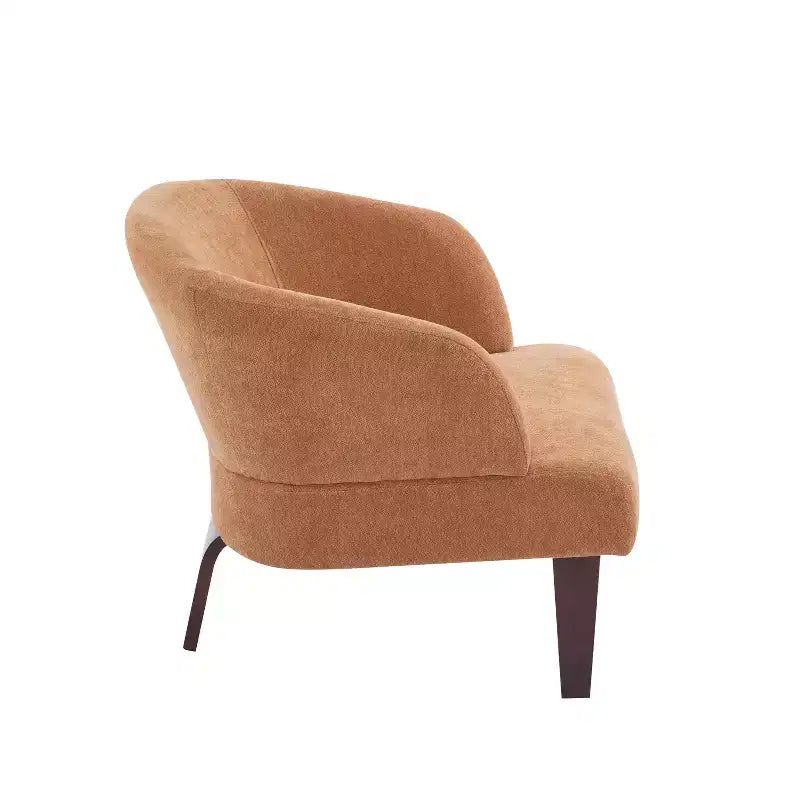 Christopher Knight Home Carla, fauteuil d'appoint rembourré de style moderne du milieu du siècle avec dossier incurvé (lot de 2)