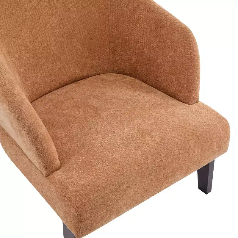 Christopher Knight Home Carla, fauteuil d'appoint rembourré de style moderne du milieu du siècle avec dossier incurvé (lot de 2)