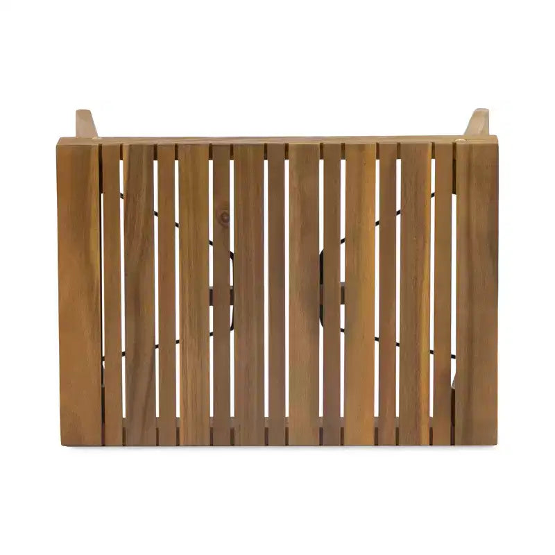 Christopher Knight Home Perla Ensemble de trois chaises longues de jardin réglables en acacia, teck