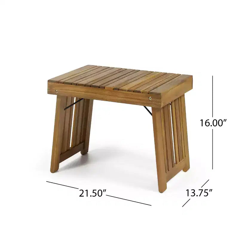 Christopher Knight Home Perla Ensemble de trois chaises longues de jardin réglables en acacia, teck