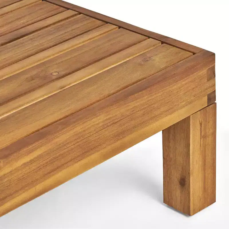 GDFStudio Keith - Ensemble de canapés de jardin modulables 5 places en bois d'acacia avec coussins résistants à l'eau