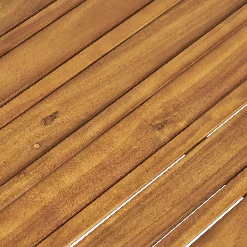 GDFStudio Keith - Ensemble de canapés de jardin modulables 5 places en bois d'acacia avec coussins résistants à l'eau