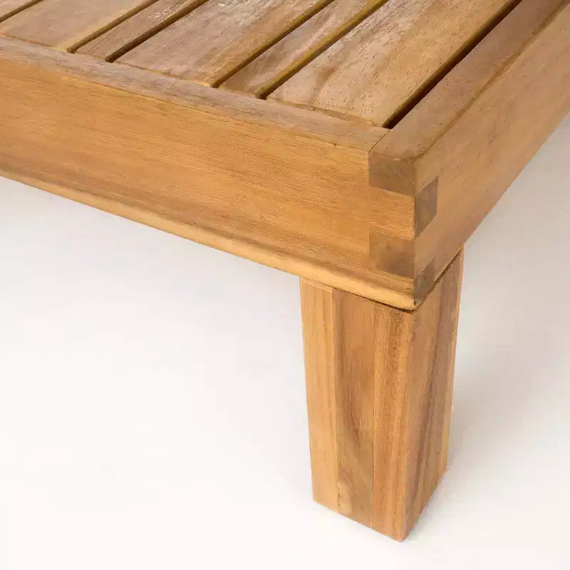 GDFStudio Keith - Ensemble de canapés de jardin modulables 5 places en bois d'acacia avec coussins résistants à l'eau