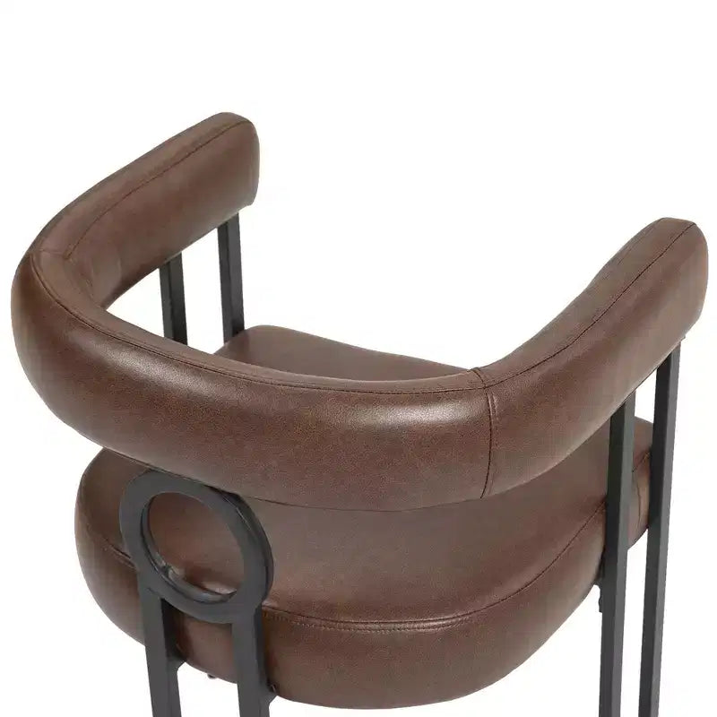 Okak Chaise d'appoint moderne, Fauteuil d'appoint contemporain en tissu chenille rembourré, Fauteuil de cuisine pour salon, lot de 1