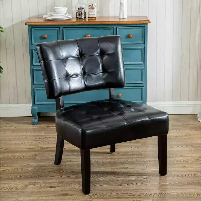 Fauteuil d'appoint moderne Okak, fauteuil d'appoint touffeté en boucle Movile avec assise surdimensionnée pour salon, chambre, appartement