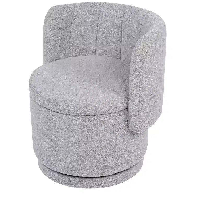 Okak Modern Swivel Accent Chairs, 360 Degree Swivel Back Sofa Chair With Storage Space, Suitable for Bedroom and Living Room