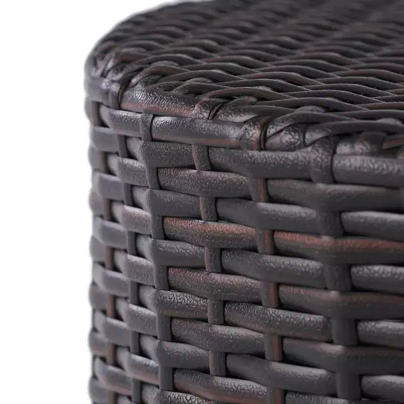 Christopher Knight Home Ashton Salon de jardin 3 pièces empilable en osier, Multibrown