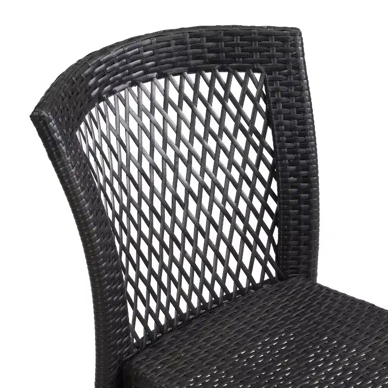 Christopher Knight Home Ashton Salon de jardin 3 pièces empilable en osier, Multibrown