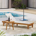 Christopher Knight Home Eldon Outdoor 2 Piece Acacia Wood and Mesh Chat Set