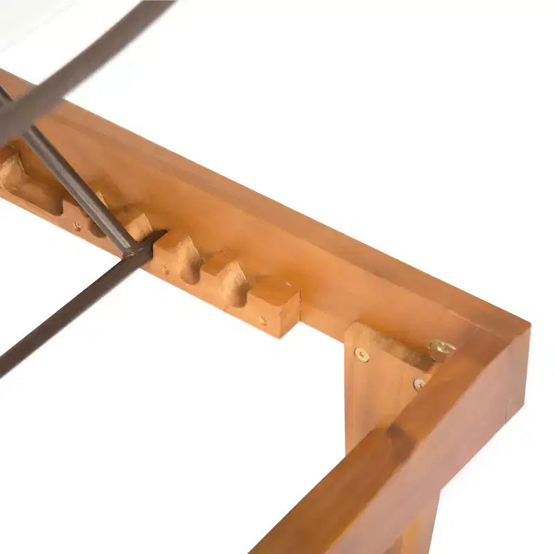 Christopher Knight Home Eldon Ensemble de conversation 2 pièces en bois d'acacia et filet pour l'extérieur