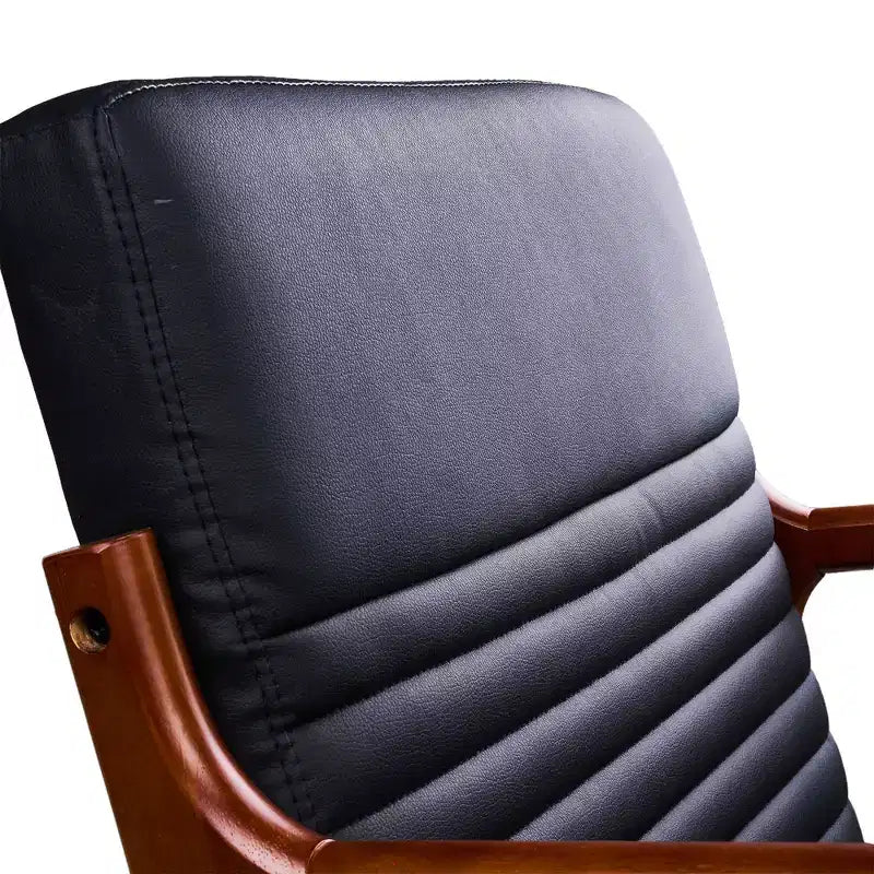 VECELO Mid-Century Modern Accent Chair, Upholstered Lounge Chair with 1 Pillow, Solid Wood Frame, Black