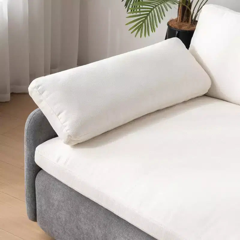 Fauteuil simple Merax en chenille surdimensionné avec assise profonde et coussins décoratifs