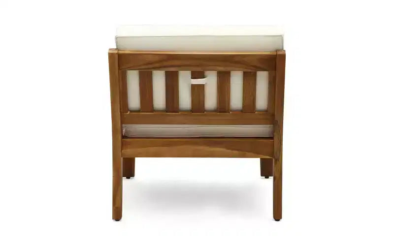 GDFStudio Bernice Ensemble de canapé sectionnel d'extérieur 7 pièces en bois d'acacia avec causeuse et table basse