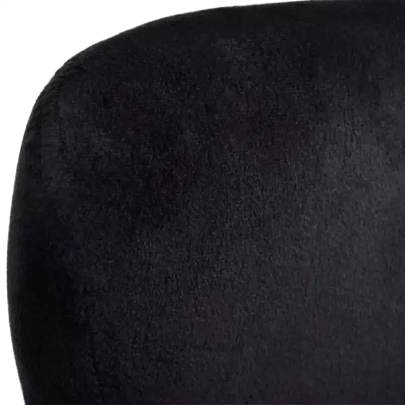 vidaXL Fauteuil pivotant rembourré pour salon et chambre à coucher - Noir