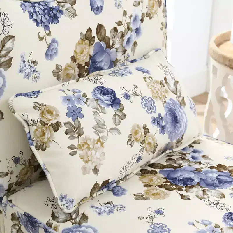 Okak Elegant Flannel Dining Chair Accent Chair with Soft Cushion Living Room Chair with Matching Pillow for Lounge Bedroom