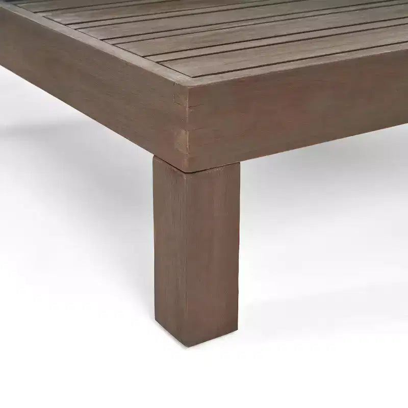 Christopher Knight Home Sandy Ensemble de 6 meubles de jardin modulaires en bois d'acacia avec coussins résistants à l'eau
