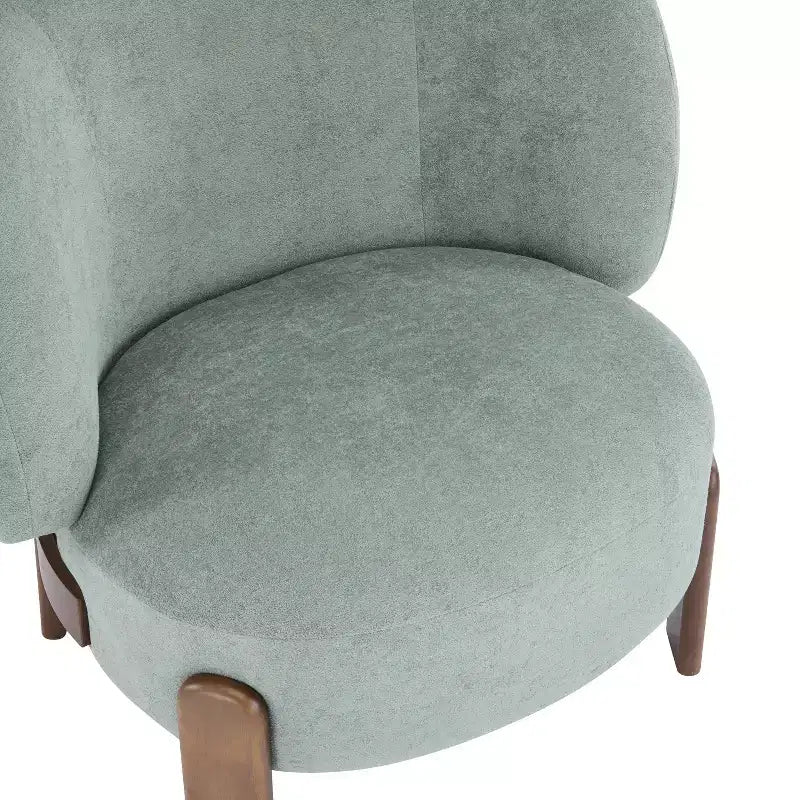 Christopher Knight Home Zoe, chaise sans accoudoirs rembourrée de style moderne du milieu du siècle, dossier à oreilles