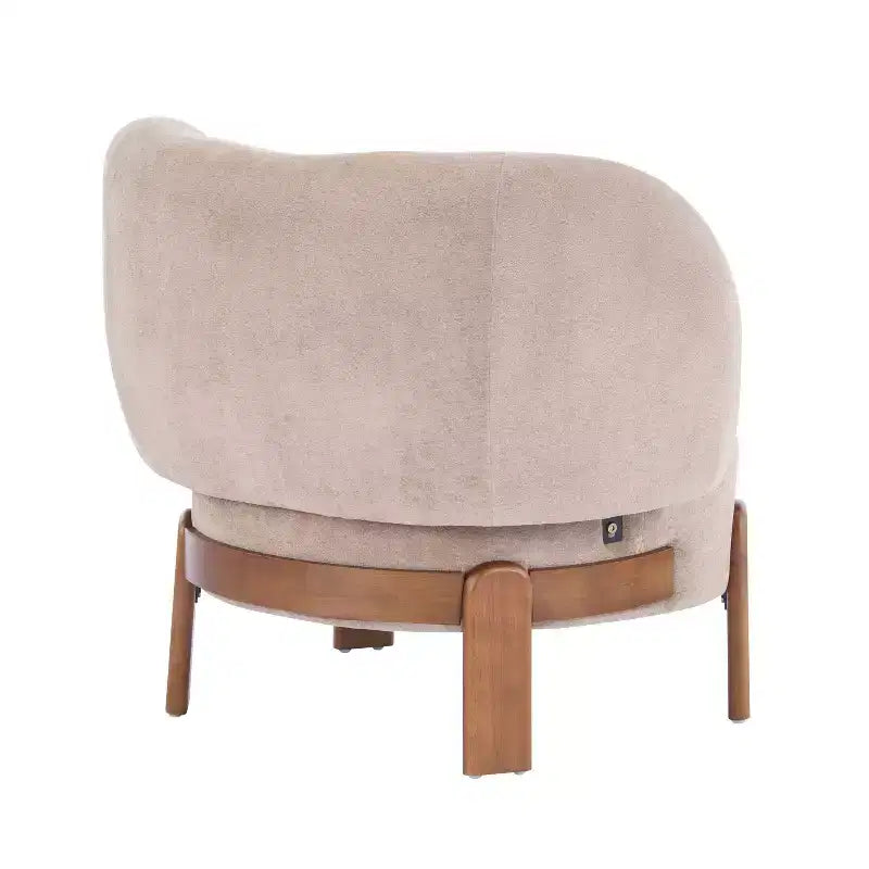Christopher Knight Home Zoe, chaise sans accoudoirs rembourrée de style moderne du milieu du siècle, dossier à oreilles