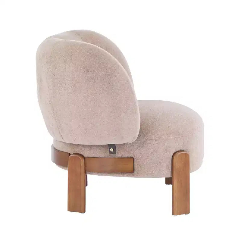 Christopher Knight Home Zoe, chaise sans accoudoirs rembourrée de style moderne du milieu du siècle, dossier à oreilles