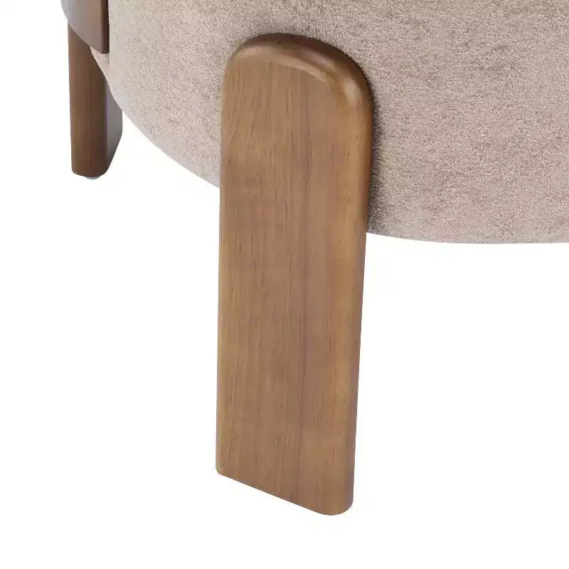 Christopher Knight Home Zoe, chaise sans accoudoirs rembourrée de style moderne du milieu du siècle, dossier à oreilles