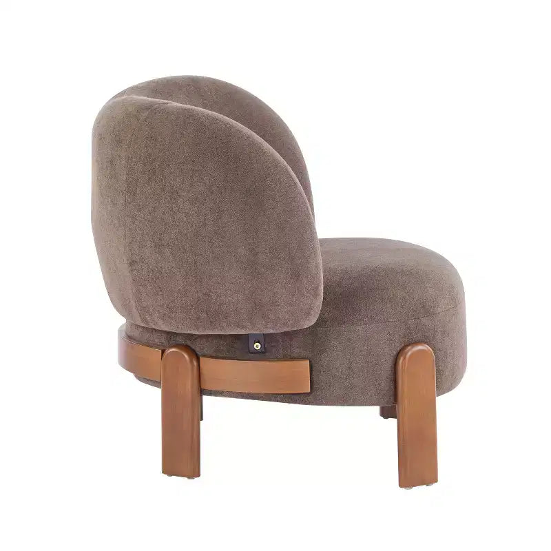 Christopher Knight Home Zoe, chaise sans accoudoirs rembourrée de style moderne du milieu du siècle, dossier à oreilles