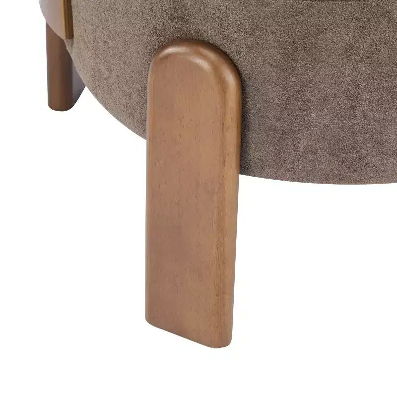 Christopher Knight Home Zoe, chaise sans accoudoirs rembourrée de style moderne du milieu du siècle, dossier à oreilles