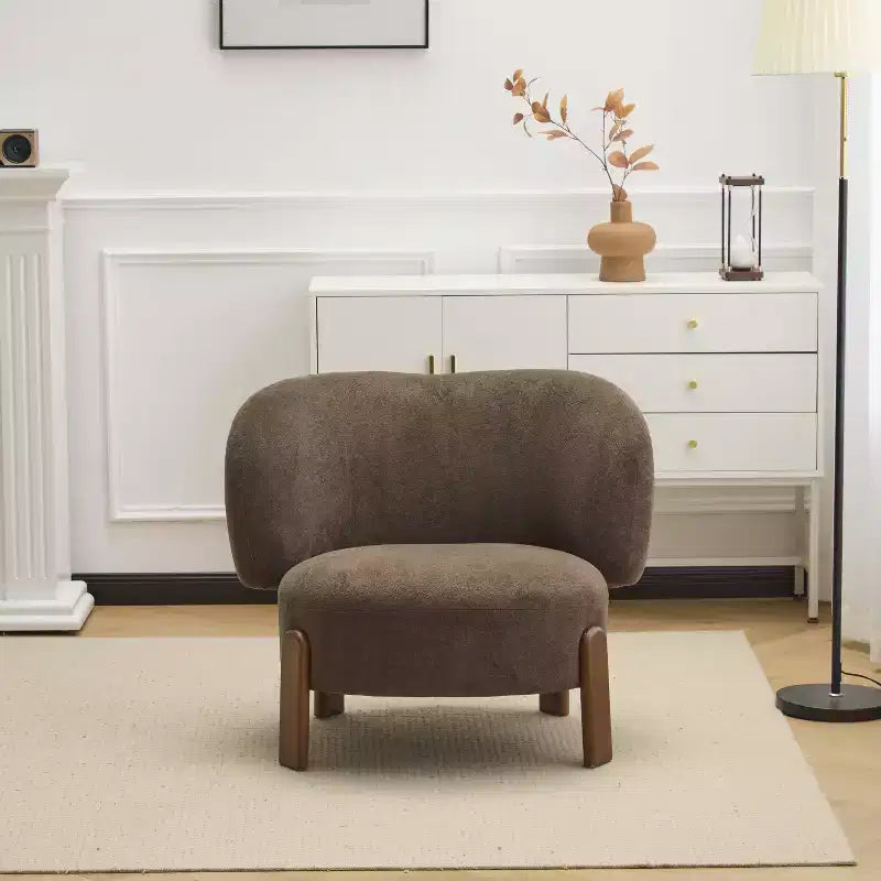Christopher Knight Home Zoe Mid-Century Modern Upholstered Wingback Armless Chair