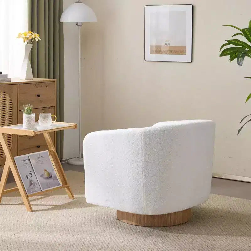 Karl Home Living Room Swivel Barrel Accent Chair