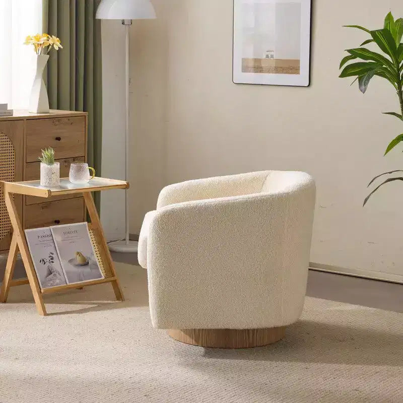Karl Home Living Room Swivel Barrel Accent Chair