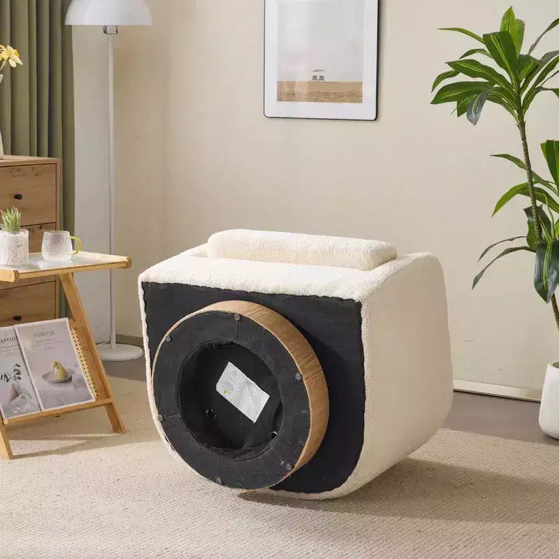 Karl Home Living Room Swivel Barrel Accent Chair