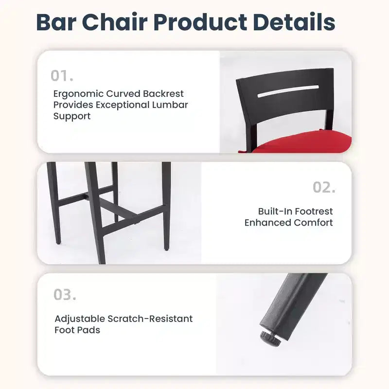 Ensemble de bar 5 pièces pour terrasse/jardin, table carrée arrondie de 90 cm en pierre frittée et 4 tabourets de bar en aluminium, plateau effet marbre, coussin Sunbrella