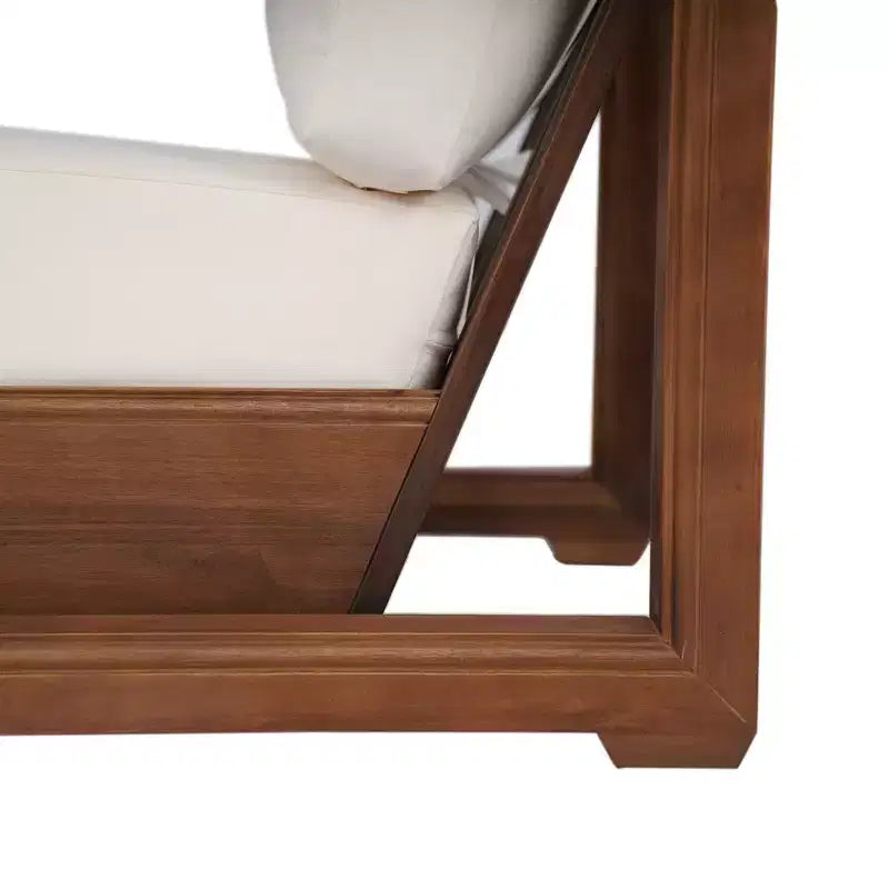 Christopher Knight Home Errol Ensemble de conversation 3 pièces contemporain d'extérieur en bois d'acacia avec coussins