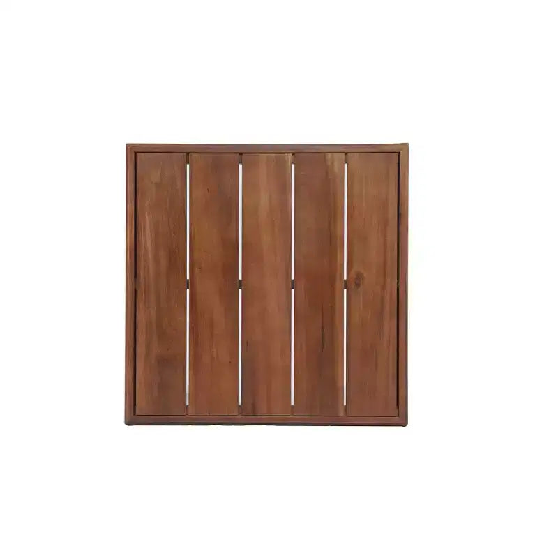 Christopher Knight Home Errol Ensemble de conversation 3 pièces contemporain d'extérieur en bois d'acacia avec coussins