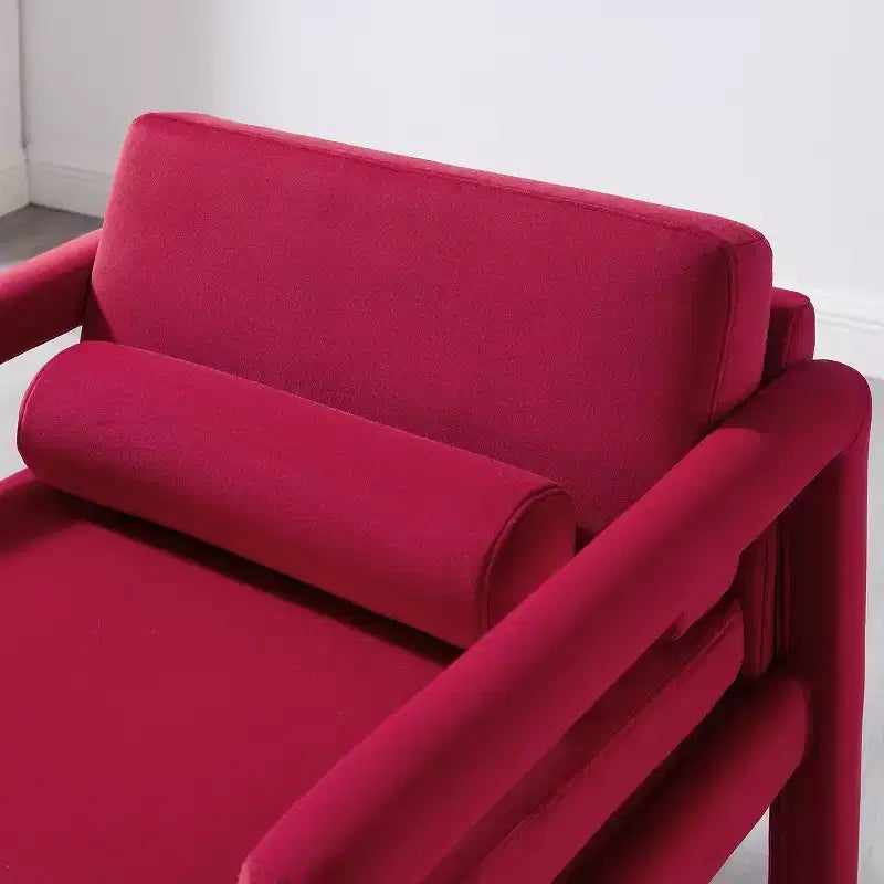 Fauteuil d'appoint en velours Art Leon, fauteuil moderne pour salon, canapé simple élégant et rembourré
