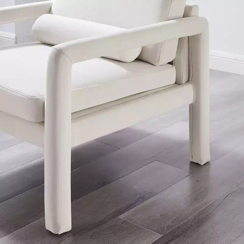 Fauteuil d'appoint en velours Art Leon, fauteuil moderne pour salon, canapé simple élégant et rembourré