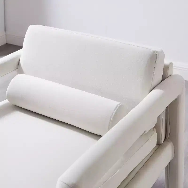 Fauteuil d'appoint en velours Art Leon, fauteuil moderne pour salon, canapé simple élégant et rembourré